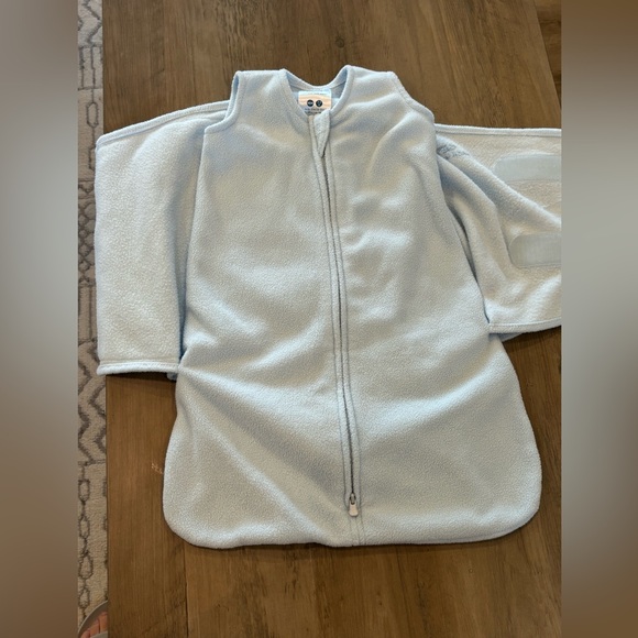 Halo Sleep Sack Swaddle Blue Sz Newborn 0-3 Months 6lbs-12lbs Washed Never Worn - Picture 8 of 10